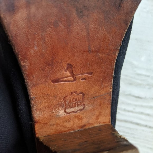 8.5 half leather half suede boots - Picture 4 of 4